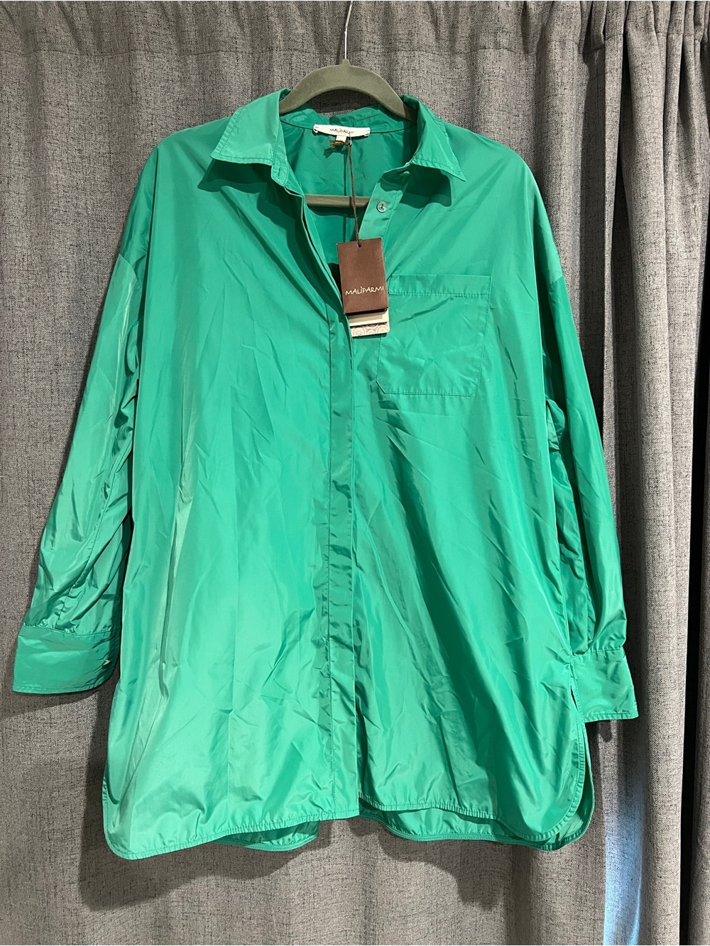 Maliparmi, NET Green Button-Front Shirt